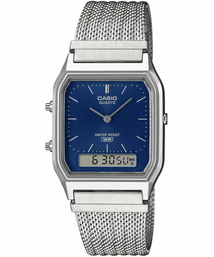 Reloj Casio Vintage AQ-230EM-2AEF Original - Casio en Perú | Jherr Jewelry