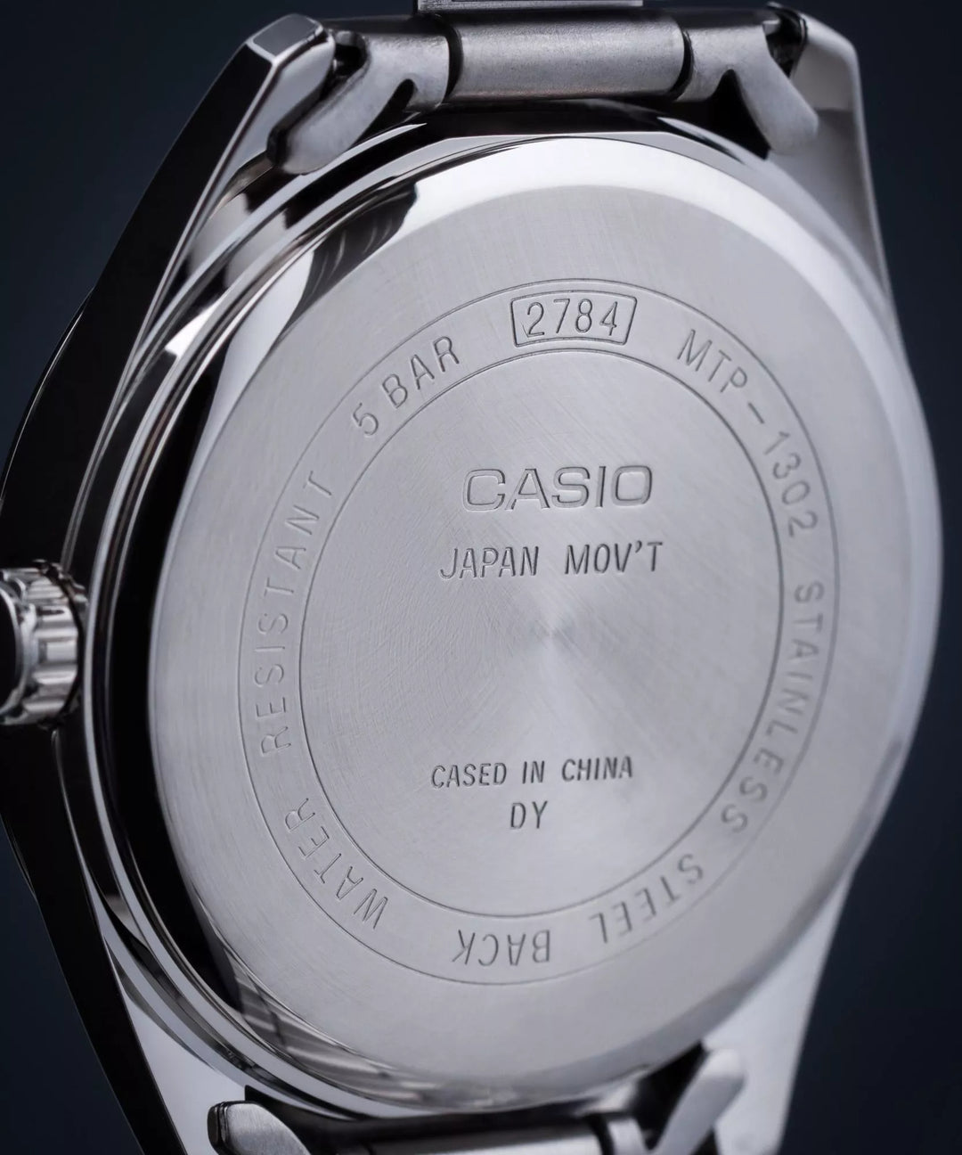 Reloj Casio Original MTP-1302PD-1A1 | Acero Hombre Plateado