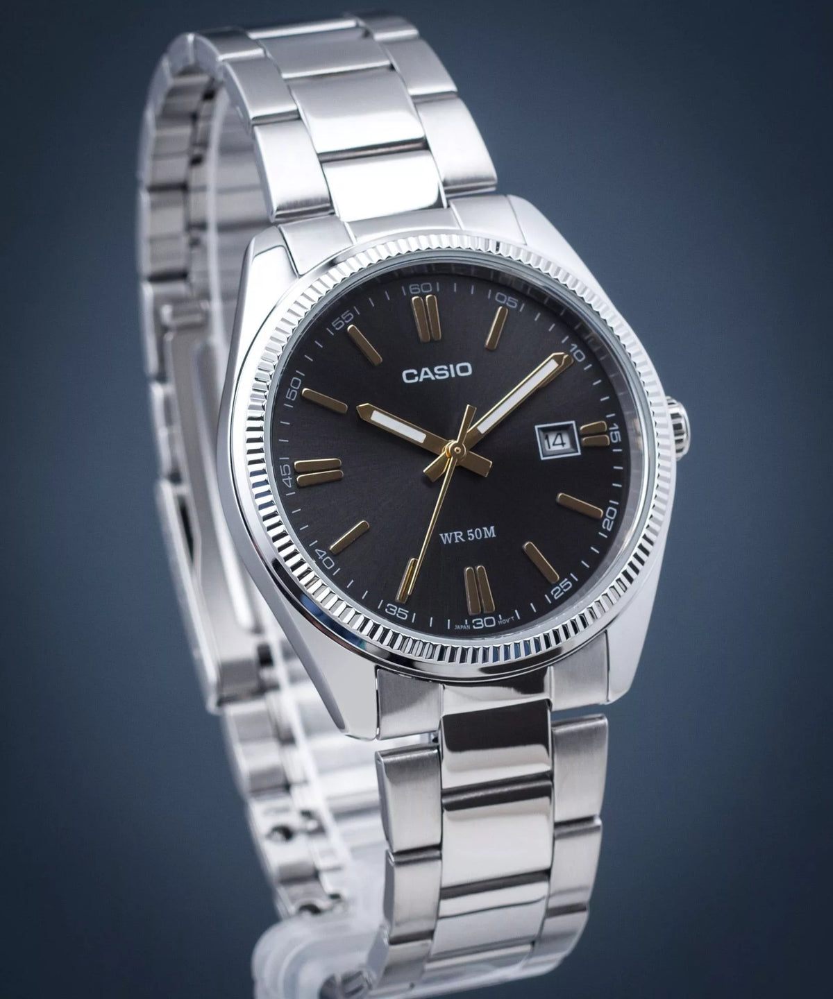 Reloj Casio MTP-1302D-1A2 plateado analógico para hombre