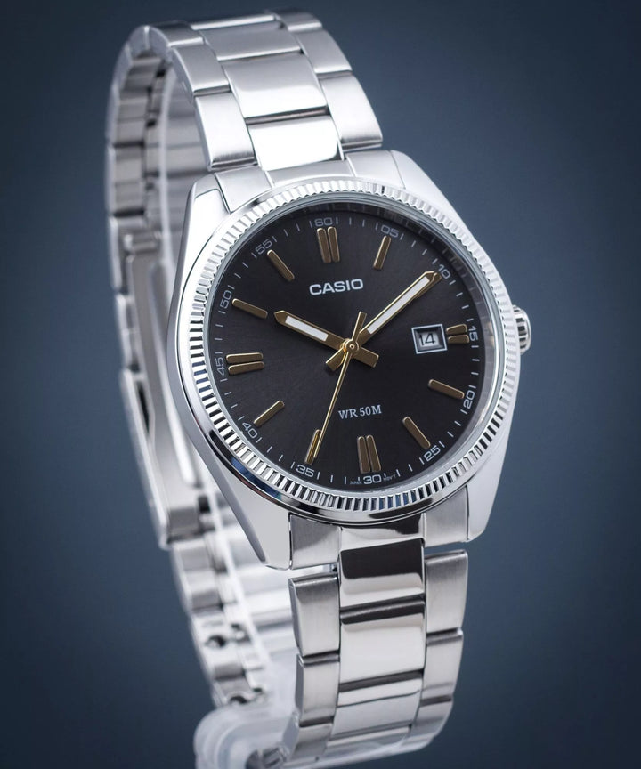 Reloj Casio MTP-1302D-1A2 plateado analógico para hombre