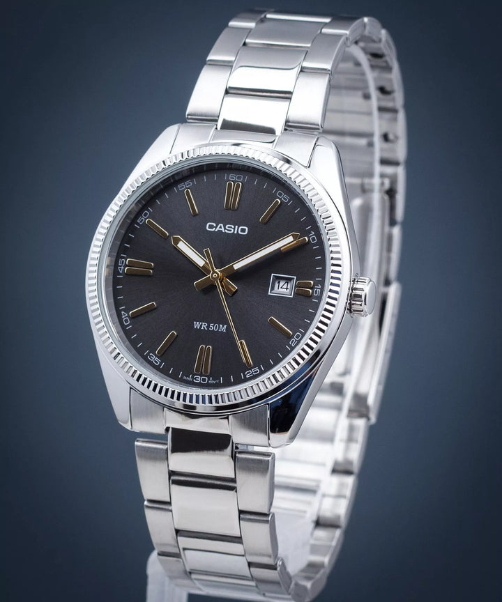 Reloj Casio MTP-1302D-1A2 plateado analógico para hombre