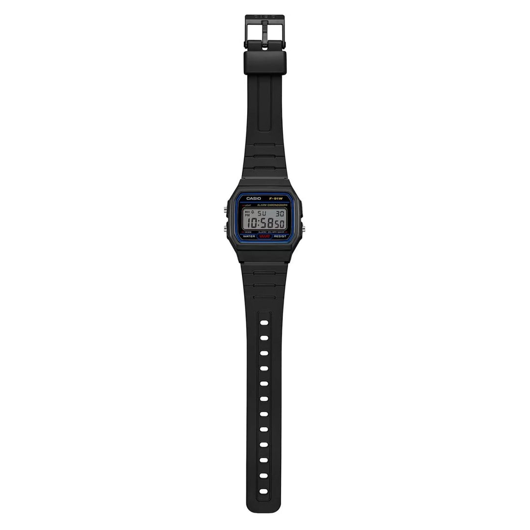 Reloj Casio F-91W Original Digital Negro - Clásico con Garantía Casio en Perú