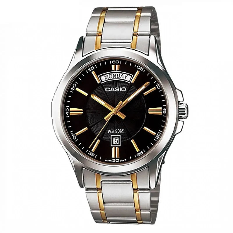 Reloj Casio MTP-1381 Original para Hombre con Día y Fecha