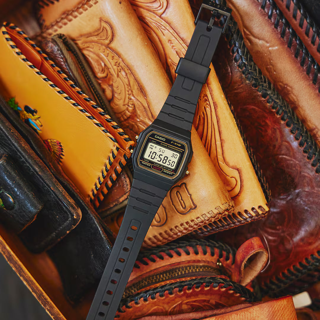 Reloj Casio F-91W Original Digital Negro - Clásico con Garantía - Casio en Perú | Jherr Jewelry