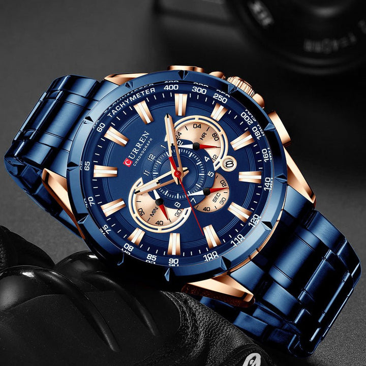 RELOJ CURREN 8363 Original - QUARTZ AZUL - Curren en Perú | Jherr Jewelry