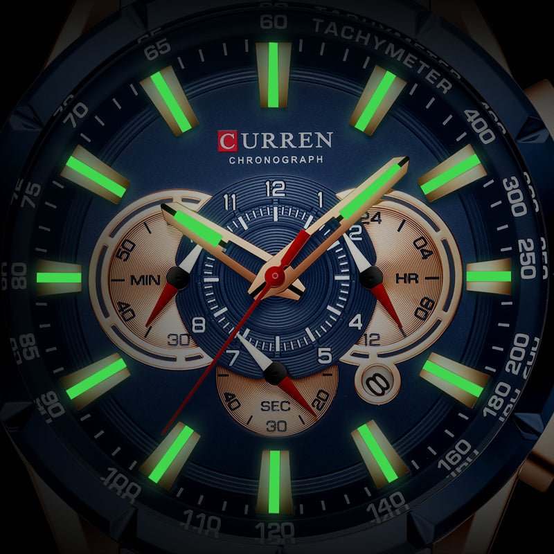 RELOJ CURREN 8363 Original - QUARTZ AZUL - Curren en Perú | Jherr Jewelry