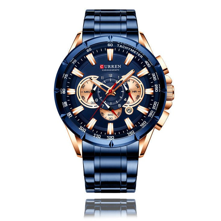 RELOJ CURREN 8363 Original - QUARTZ AZUL - Curren en Perú | Jherr Jewelry