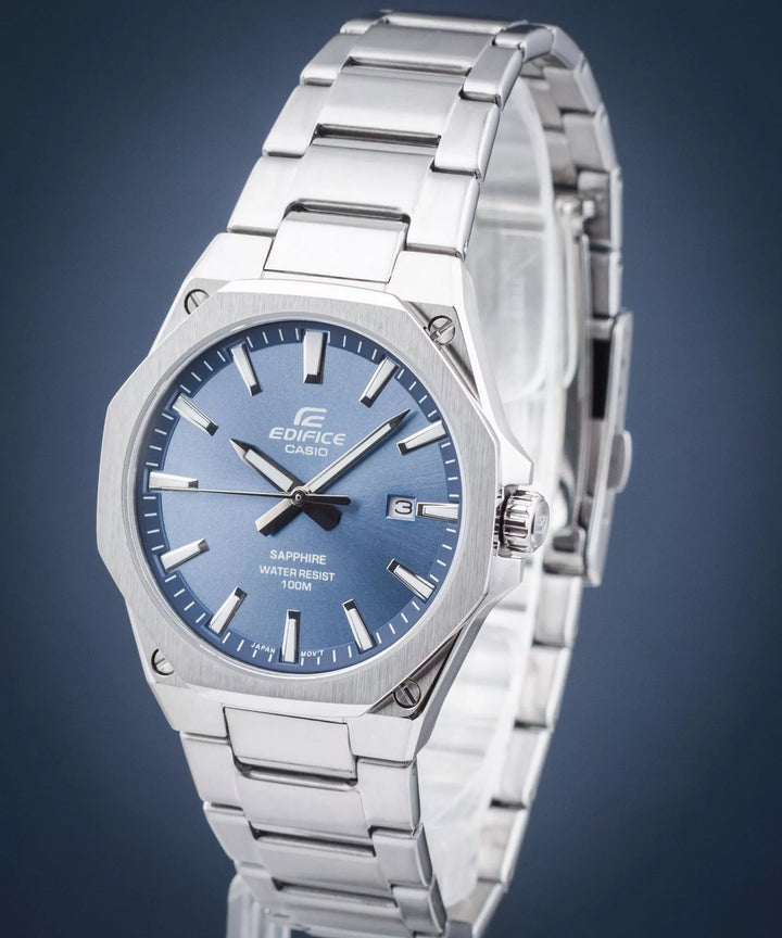 Reloj Casio Edifice EFR-S108D-7A Original Cristal de Zafiro y Resistencia al Agua 100M para Hombre