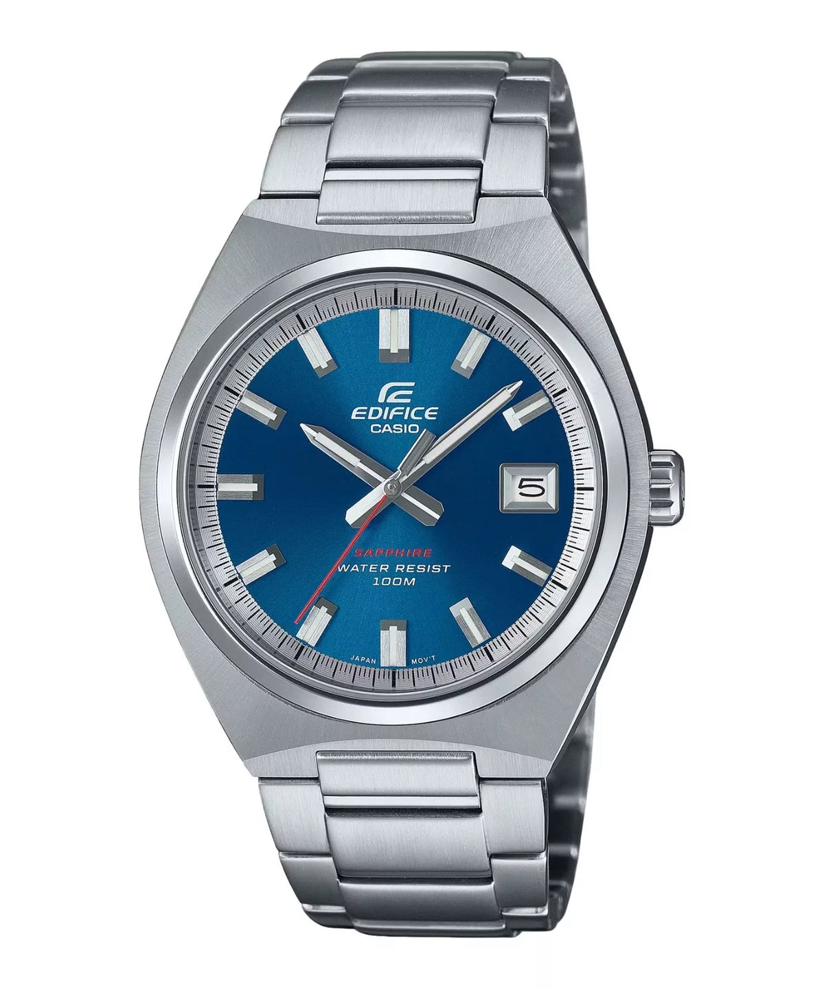 Reloj Edifice EFB-109D-2AV Original — Cronógrafo Analógico Acero Inoxidable Azul para Hombre