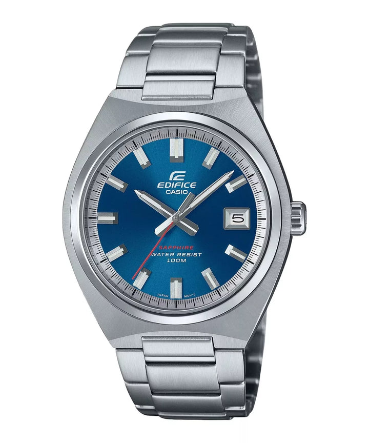 Reloj Edifice EFB-109D-2AV Original — Cronógrafo Analógico Acero Inoxidable Azul para Hombre