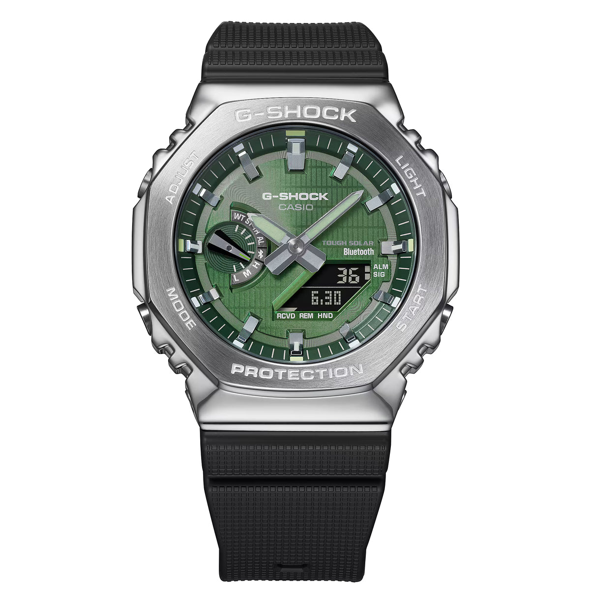 Casio G-Shock Original GBM-2100A-1A2 Carbon Core Guard con Bluetooth y Energía Solar - Resistencia Extrema 200 Metros - G-Shock en Perú | Jherr Jewelry