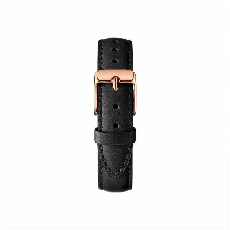 Correa Cuero Negro para Reloj | 12mm - 20mm - Genuine en Perú | Jherr Jewelry