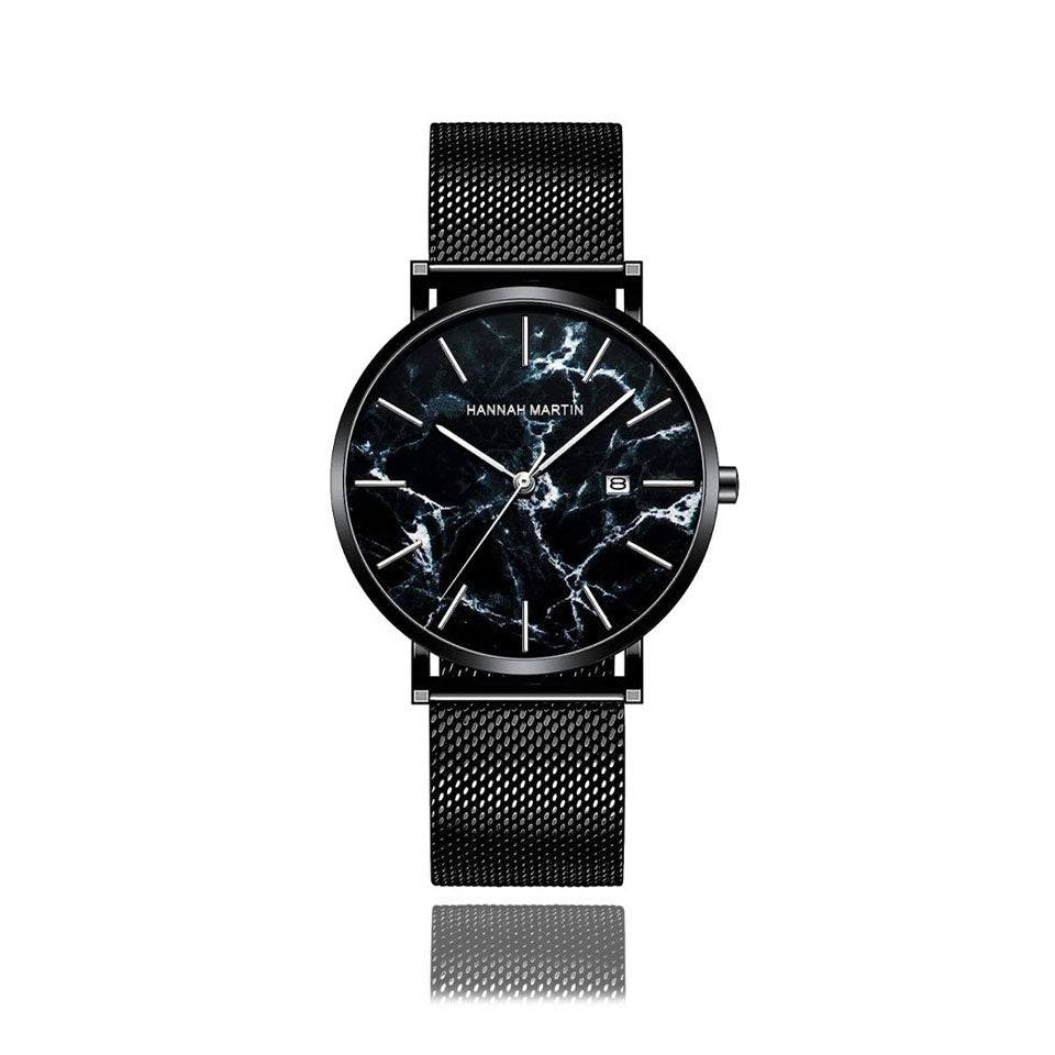 Reloj Hannah Martin Acero Negro Puro - Hannah Martin en Perú | Jherr Jewelry