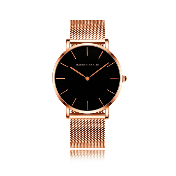 Reloj Reloj  Blackrose para Hombre – Estilo Elegante y Minimalista en Oro Rosa 40mm para regalo corporativo personalizado con logo en Perú