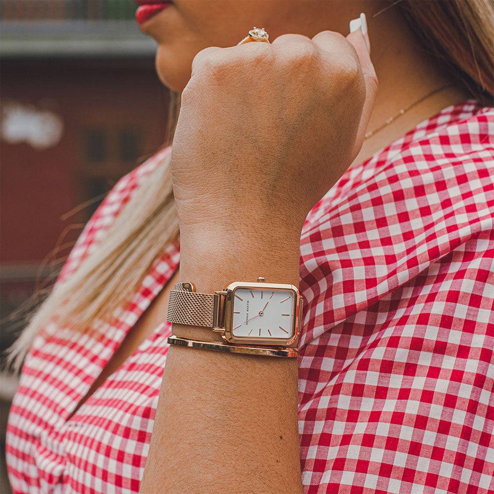 Reloj Hannah Martin Rose Gold Sea - Elegancia Dorada para Mujer - Hannah Martin en Perú | Jherr Jewelry