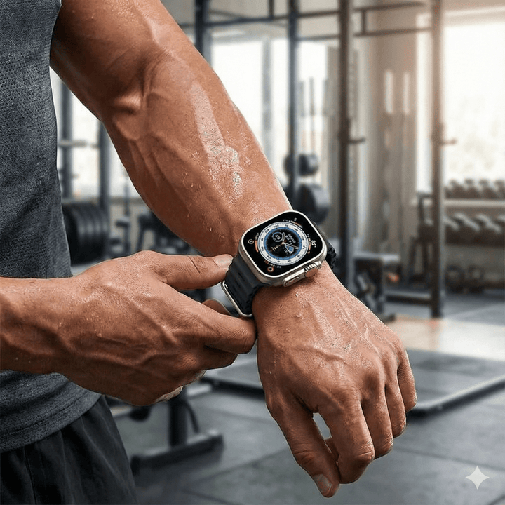Smartwatch Ultra Deportivo Inteligente con Pantalla Táctil y Llamadas Bluetooth - Salud y Fitness Completo Correa Negra - JHERR JEWELRY en Perú | Jherr Jewelry