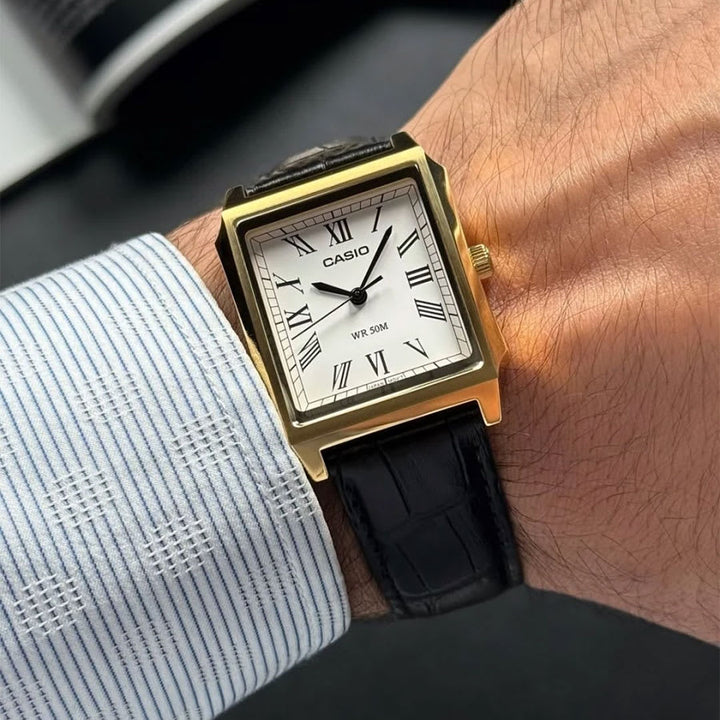 Reloj Casio MTP-B190D Hombre Analógico Acero Inoxidable 50m - Elegante