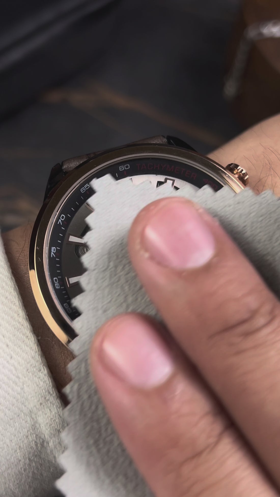 Curren 8380 Sandlight – Reloj de Cuero para Hombre 44 mm