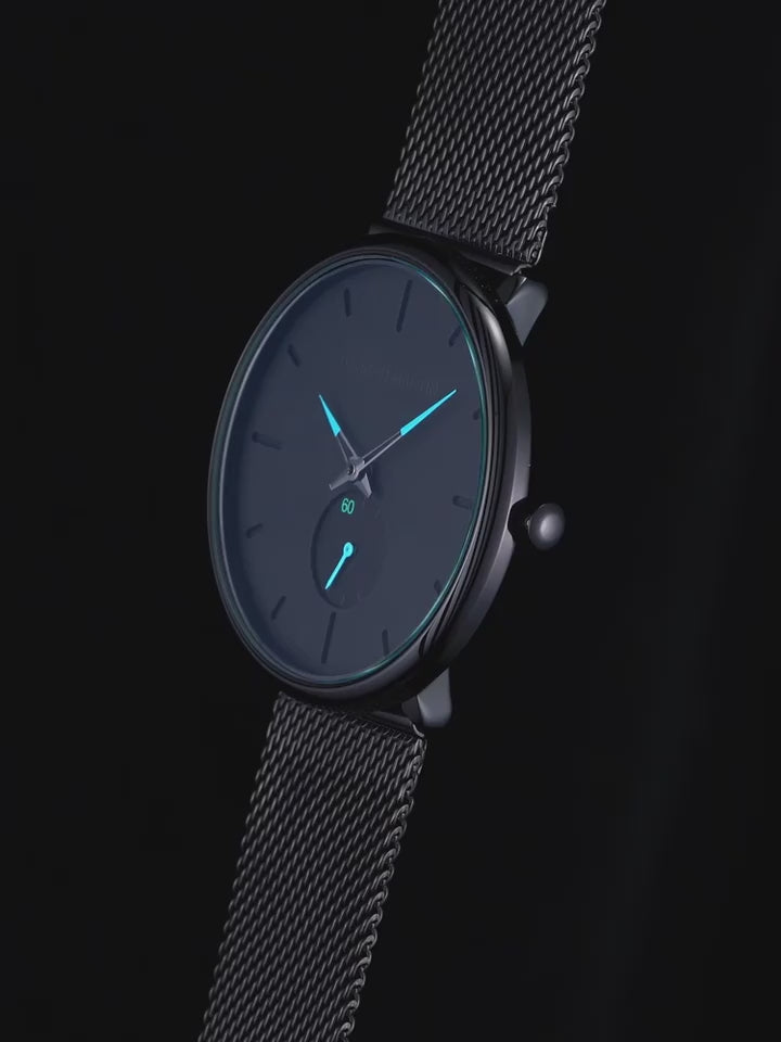 Reloj Hannah Martin Original para Hombre con Malla Negra Elegante 40mm