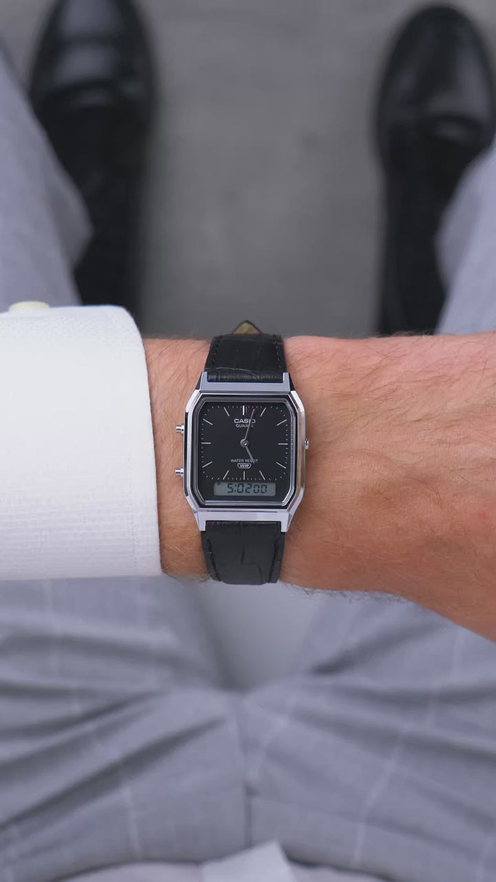 Reloj Casio AQ-230EL-1AER Vintage Hombre Original