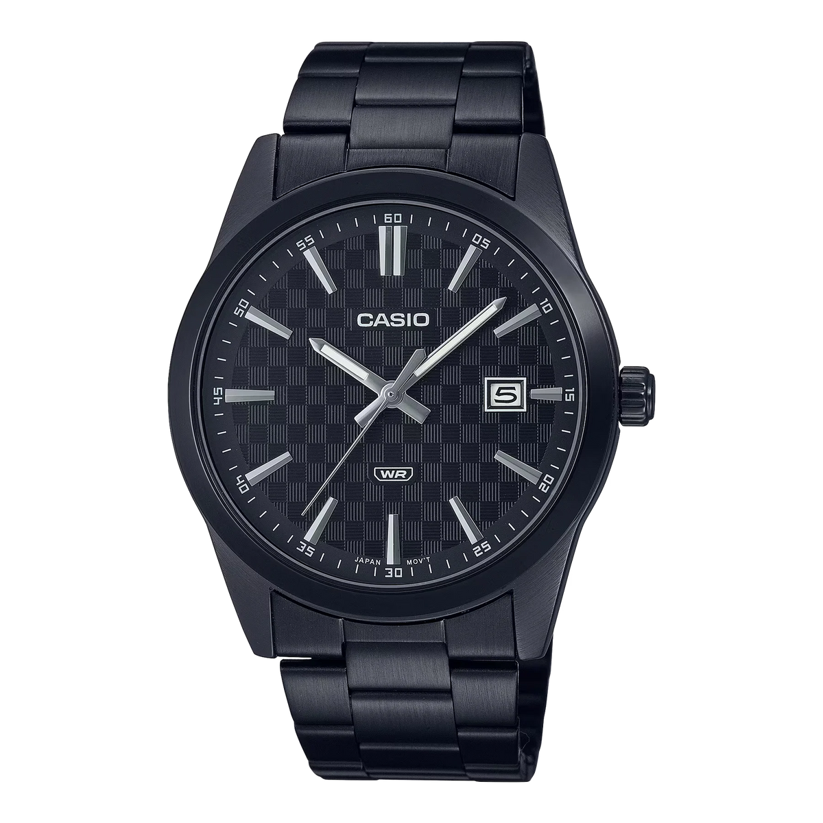 Reloj Casio MTP-VD03B-1A para hombre con correa negra y diseño elegante original
