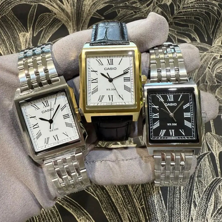 Reloj Casio MTP-B190D Hombre Analógico Acero Inoxidable 50m - Elegante