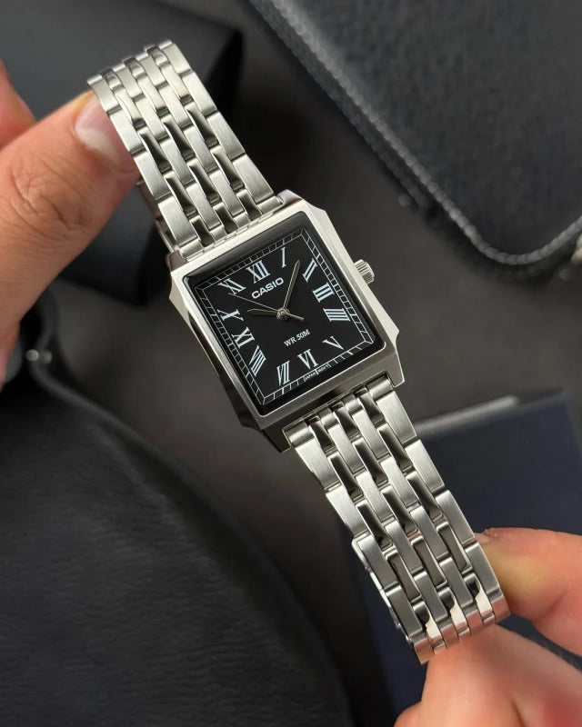 Reloj Casio MTP-B190D Hombre Analógico Acero Inoxidable 50m - Elegante