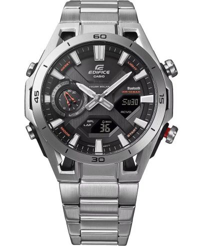 Reloj Casio Edifice ECB-2300D-1A bluetooth negro para hombre original - vista principal | Jherr Perú