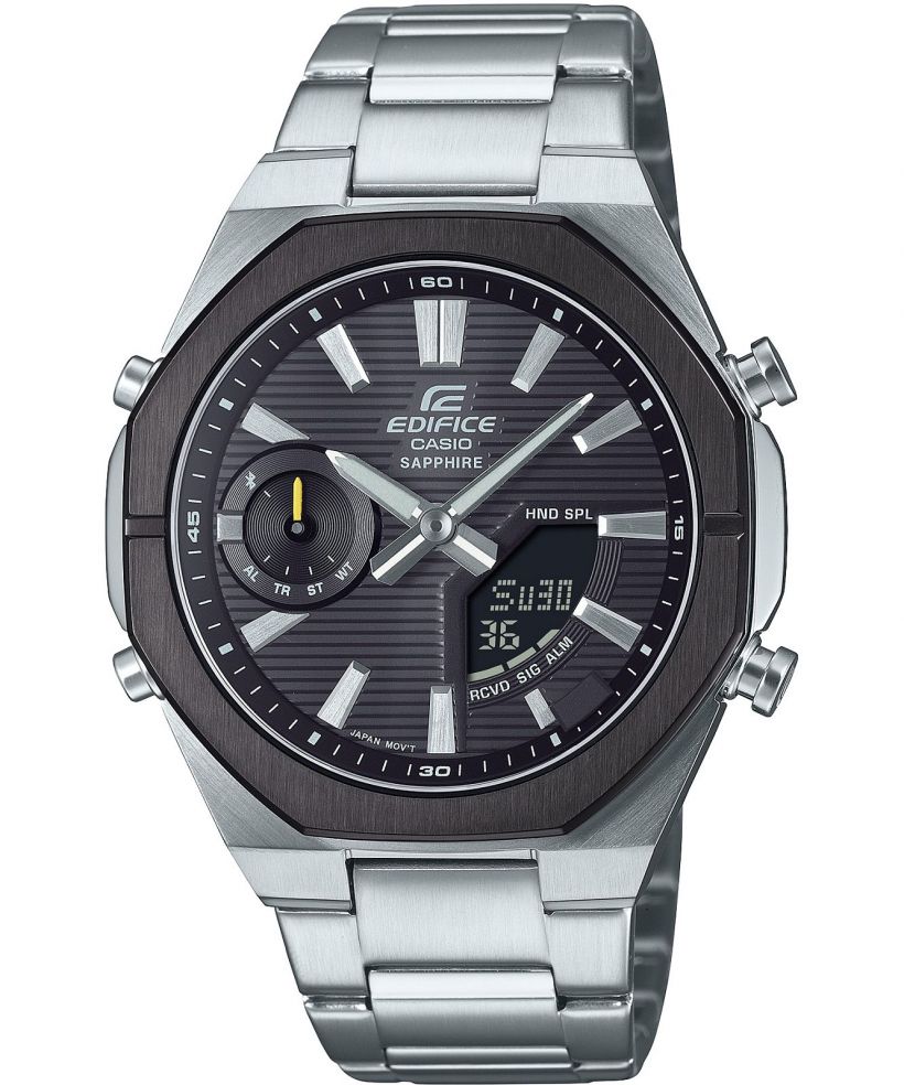 Reloj Casio Edifice ECB-S10DB-1A bluetooth negro para hombre original - vista principal | Jherr Perú