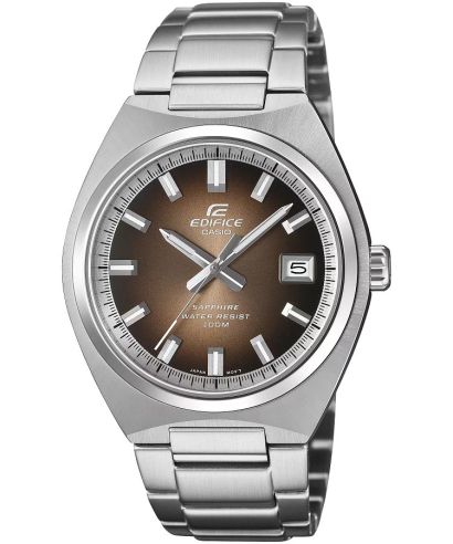 Reloj Casio Edifice EFB-109D-5A acero elegante marrón para hombre original - vista principal | Jherr Perú