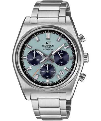 Reloj Casio Edifice EFB-730D-2B cronógrafo azul para hombre original - vista principal | Jherr Perú