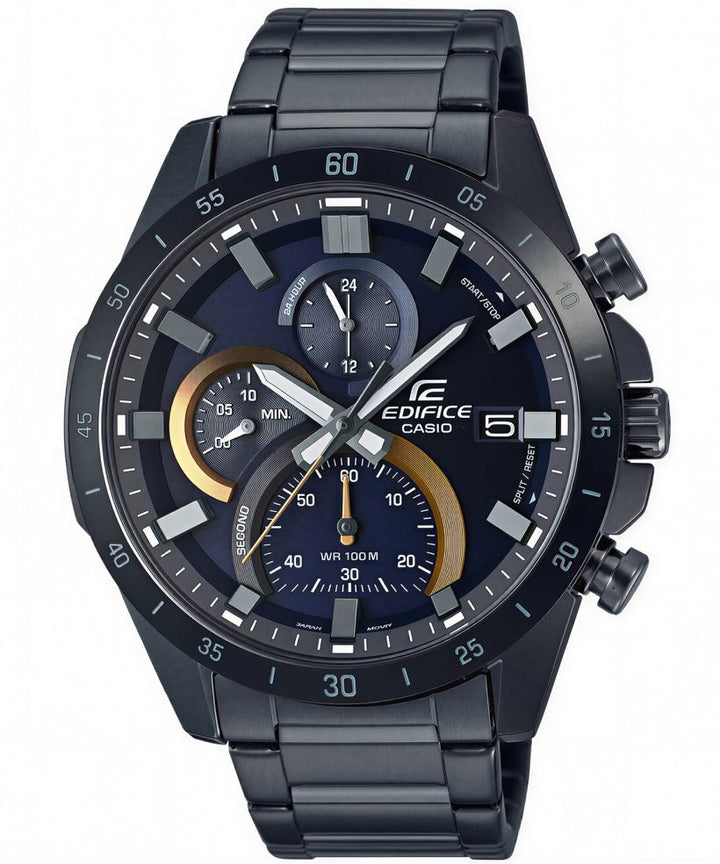 Reloj Casio Edifice EFR-571DC-2A cronógrafo azul para hombre original - vista principal | Jherr Perú