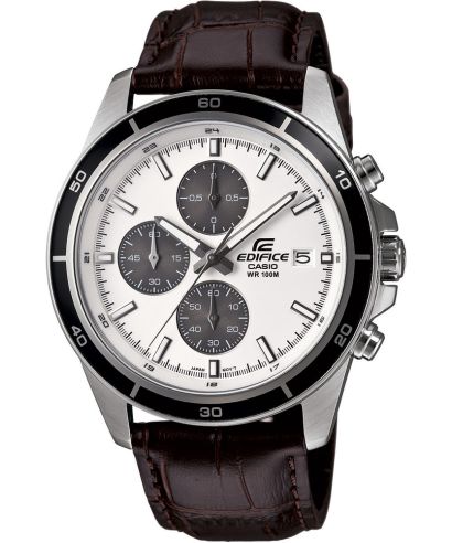 Reloj Casio Edifice EFR-526L-7A cronógrafo blanco para hombre original - vista principal | Jherr Perú