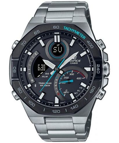 Reloj Casio Edifice ECB-950DB-1A bluetooth negro para hombre original - vista principal | Jherr Perú