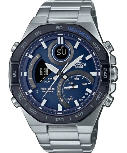 Reloj Casio Edifice ECB-950DB-2A bluetooth azul para hombre original - vista principal | Jherr Perú