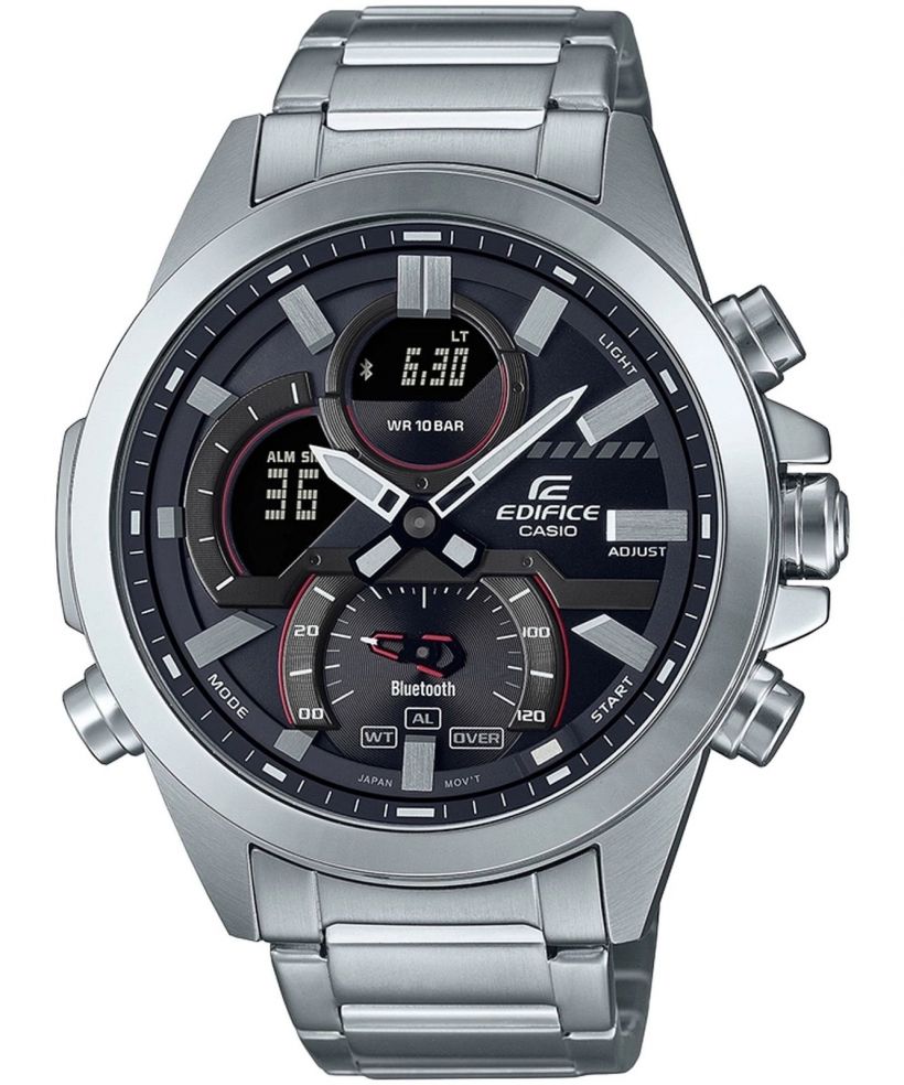 Reloj Casio Edifice ECB-30D-1A bluetooth negro para hombre original - vista principal | Jherr Perú