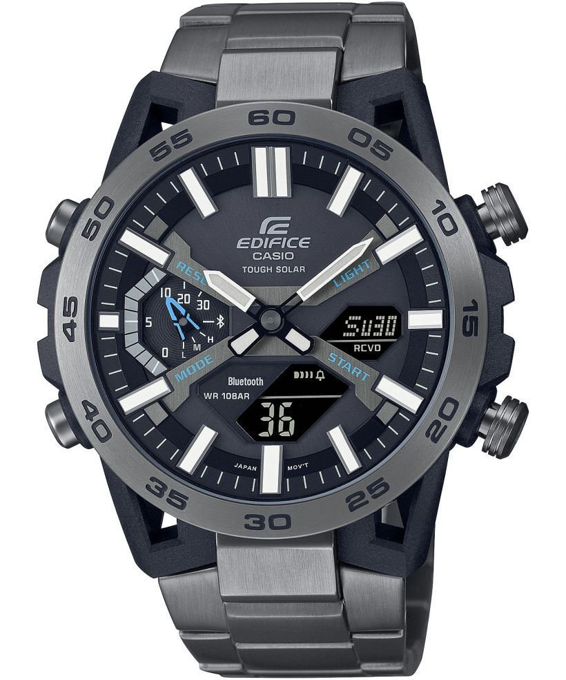 Reloj Casio Edifice ECB-2000DC-1A bluetooth negro para hombre original - vista principal | Jherr Perú