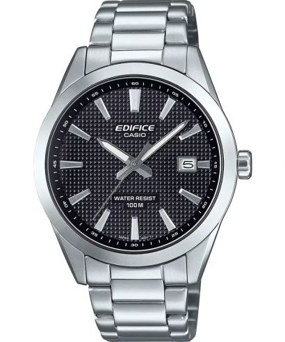 Reloj Casio Edifice EFV-160D-1A acero 100m negro para hombre original - vista principal | Jherr Perú