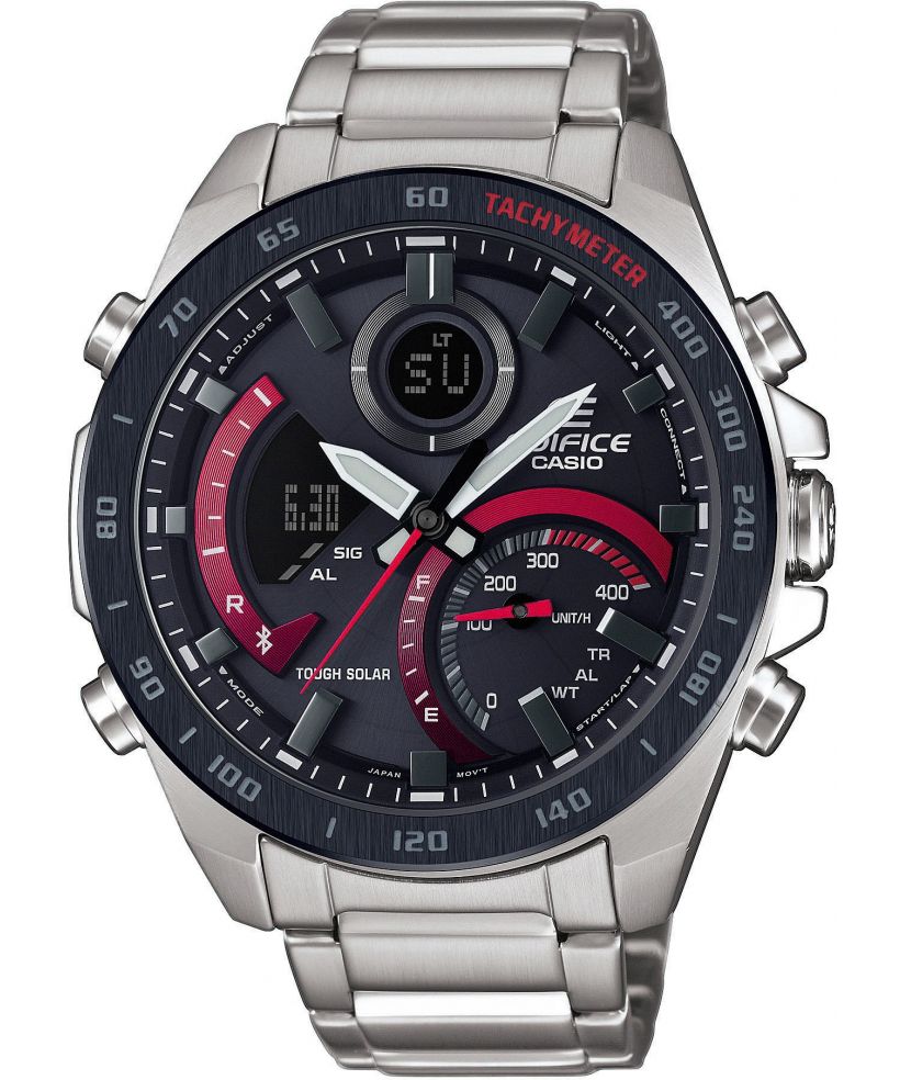 Reloj Casio Edifice ECB-900DB-1A bluetooth solar negro para hombre original - vista principal | Jherr Perú