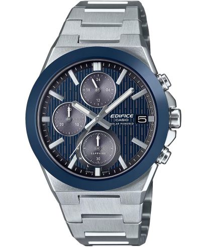 Reloj Casio Edifice EFS-S650D-2A solar zafiro azul para hombre original - vista principal | Jherr Perú