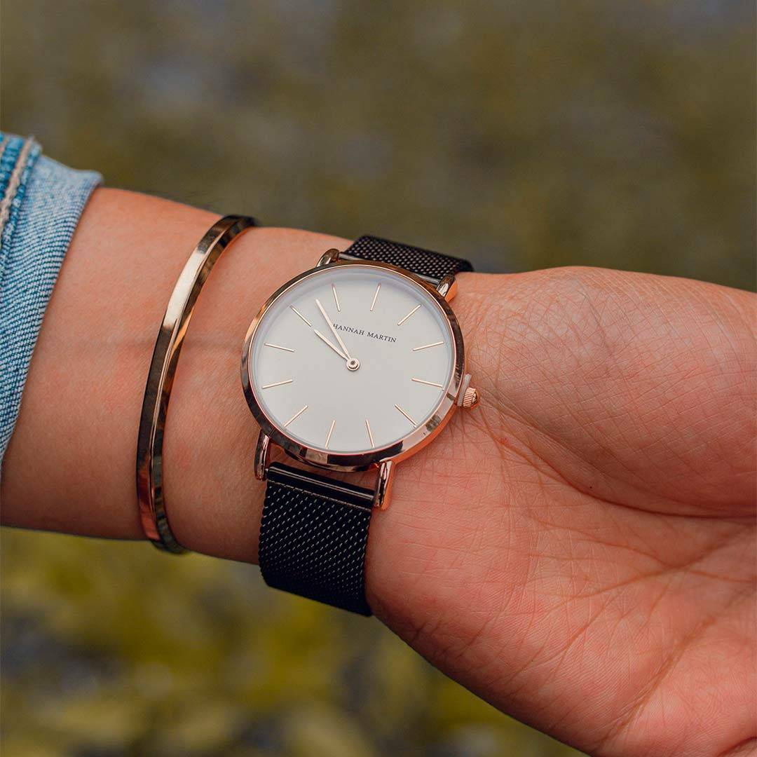 Reloj Hannah Martin Petite White - Hannah Martin en Perú | Jherr Jewelry