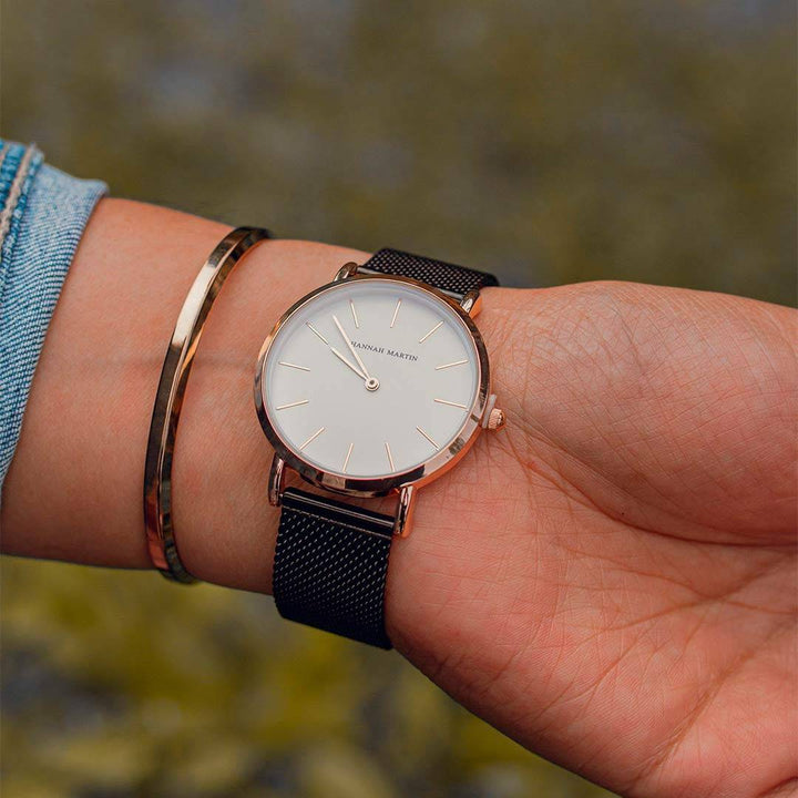 Reloj Hannah Martin Petite White - Hannah Martin en Perú | Jherr Jewelry