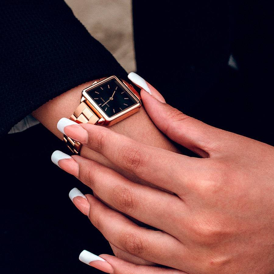 Reloj Hannah Martin para Mujer con Eslabones Oro Rosa - Hannah Martin en Perú | Jherr Jewelry