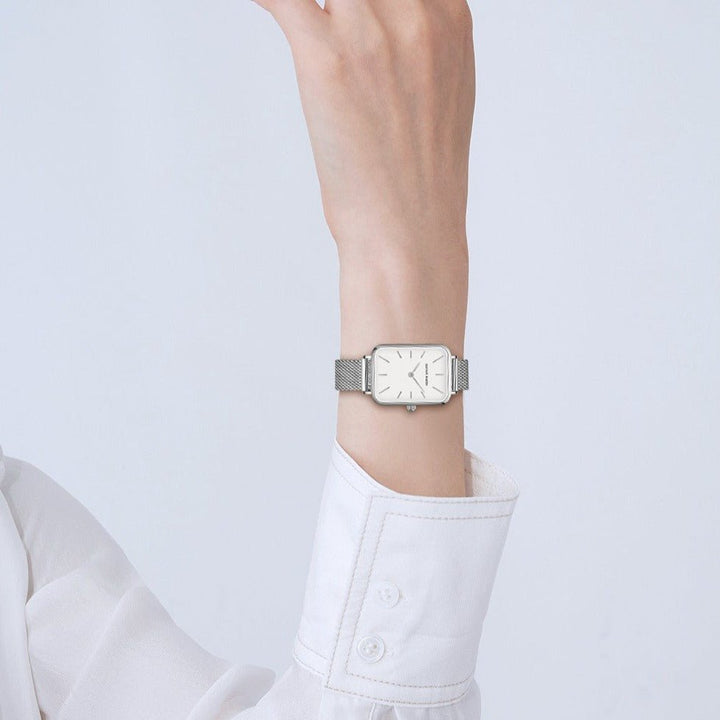 Reloj Hannah Martin Original Silver Quadro - Hannah Martin en Perú | Jherr Jewelry
